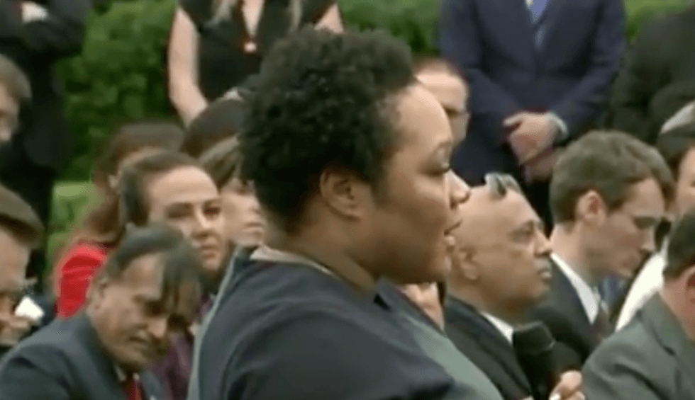A black PBS journalist just burst Trump’s bubble after he boasted of racial progress — and he rudely dismissed her