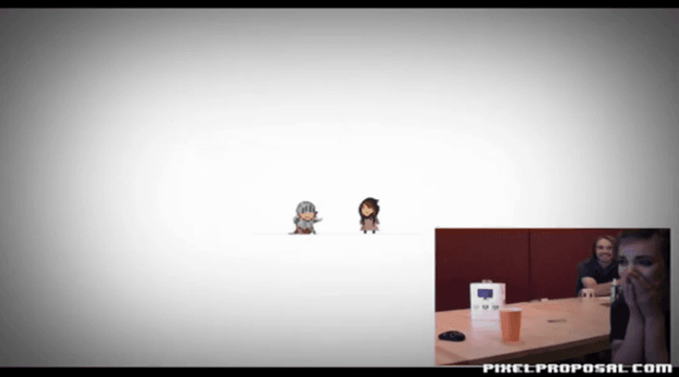 'My heart feels like it's about to 'splode': Designer creates video game marriage proposal