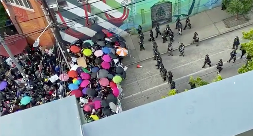 WATCH: 'Let the world know what is going on in Seattle!'