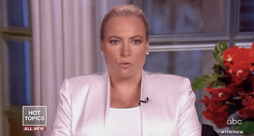 The View's Meghan McCain says Trump has been 'neutered': 'President bone spurs is scared of the crisis in front of him'