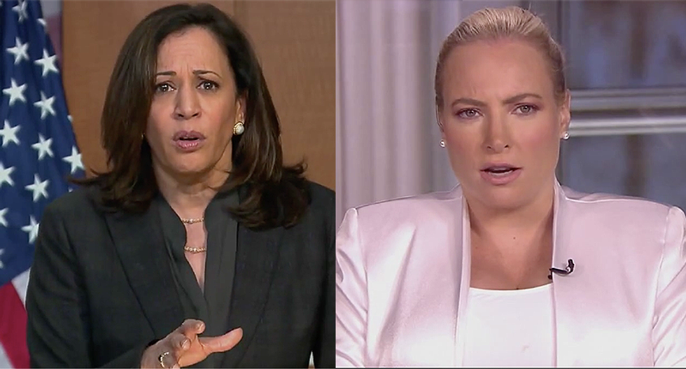 Kamala Harris clashes with The View's Meghan McCain over 'defunding the police' -- and explains what the slogan really means