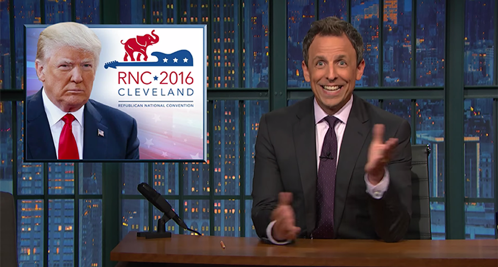 Seth Meyers destroys Trump over 'dumb' plagiarism: He actually doesn't 'hire the best people'