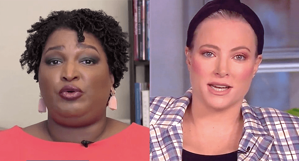 Stacey Abrams schools Meghan McCain on Georgia's election problems