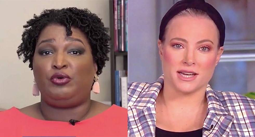 Stacey Abrams schools Meghan McCain on Georgia's election problems