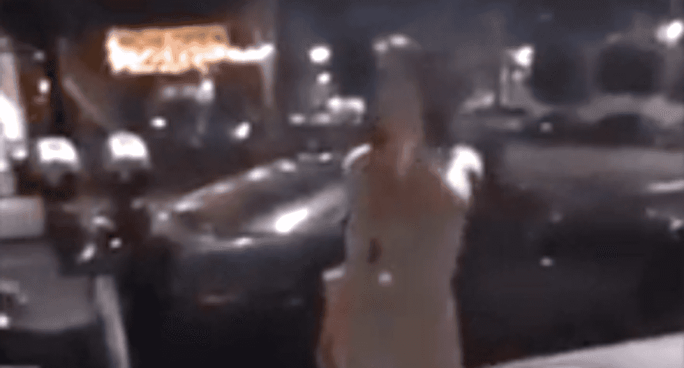 WATCH: Racist white woman unleashes her anger on a Black security guard for trying to help her