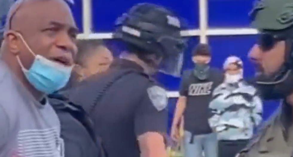 Cops eject Black protester from Santa Monica and warn him to stay out — even though he lives there