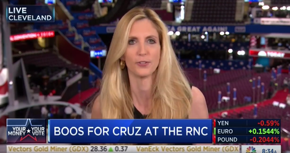 Watch Ann Coulter blow her top over ‘little b*tch’ Ted Cruz’s refusal to endorse Trump