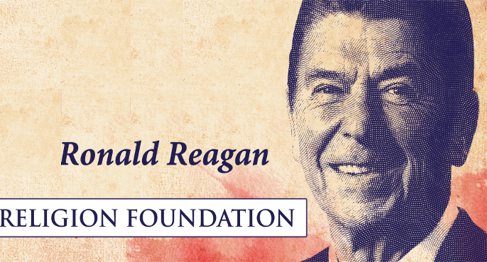 This Ronald Reagan billboard outside the Republican convention is going to infuriate conservatives