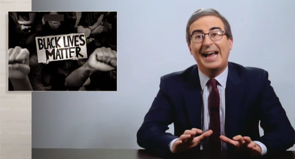 WATCH: John Oliver schools cop unions, a Virginia politician, a NASCAR-driving loser and Kayleigh McEnany in less than 4 minutes