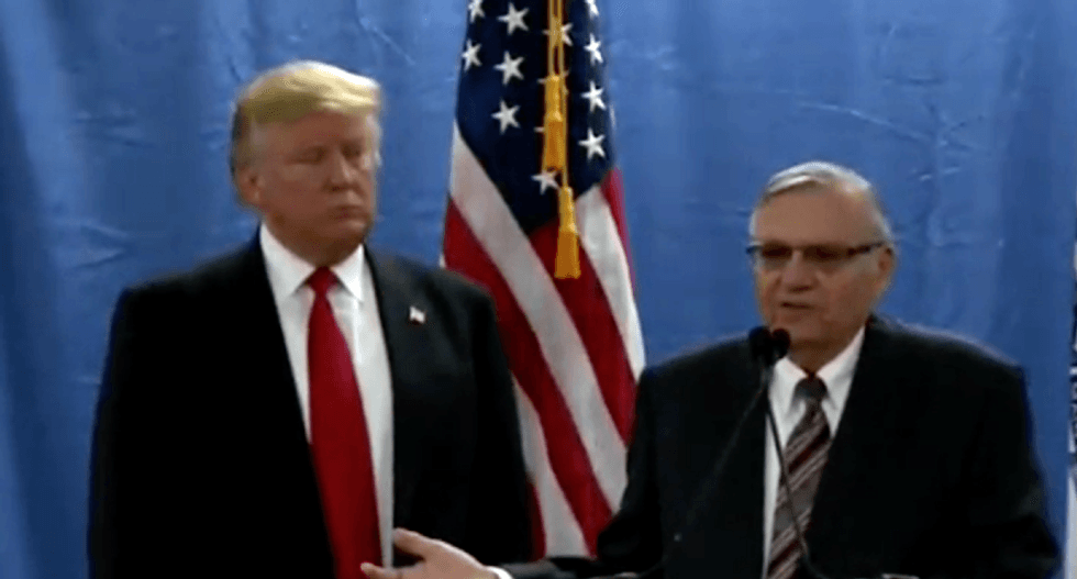 Justice Department backs Arpaio as advocacy group argues Trump’s pardon ‘eviscerates' judicial power
