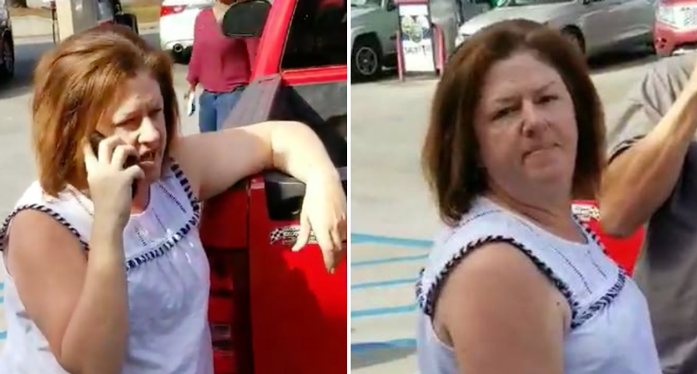 WATCH: White woman calls cops on black kids holding 'Stop the Violence' signs