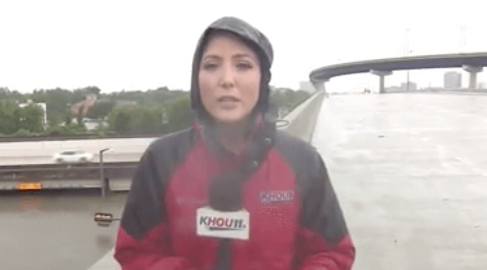 WATCH: Fast-thinking Houston TV crew saves drowning trucker's life