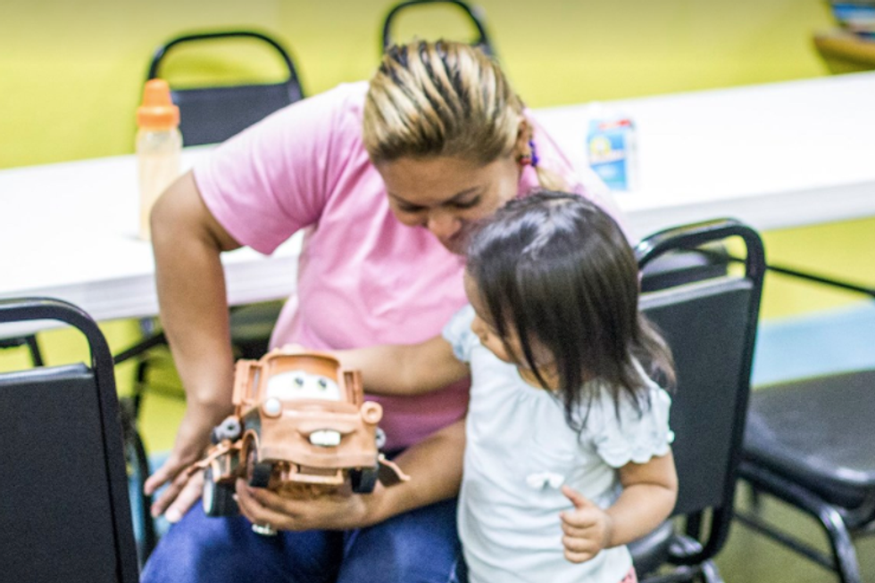 ICE stranded 50 immigrant women and children at closed bus station in Harvey's path