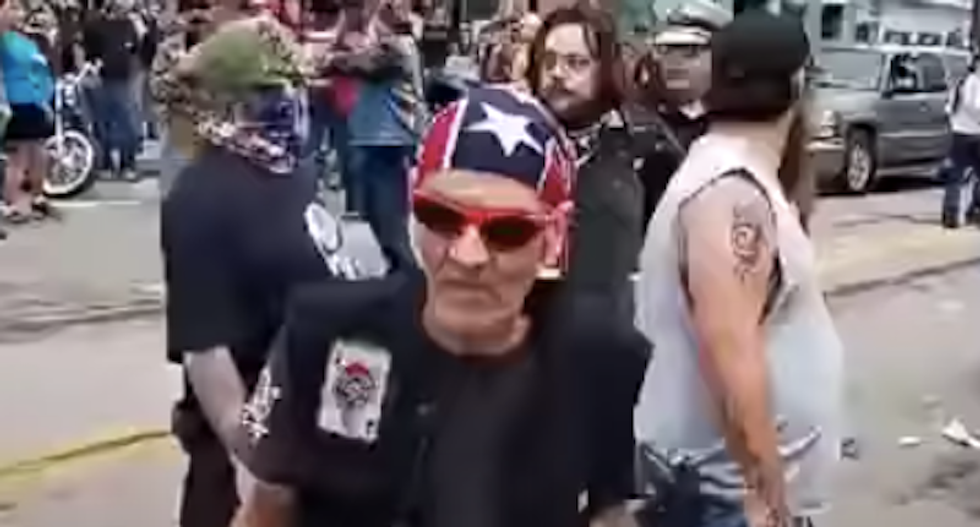 Ohio cops issue warrant for biker who sucker-punched Bethel protester