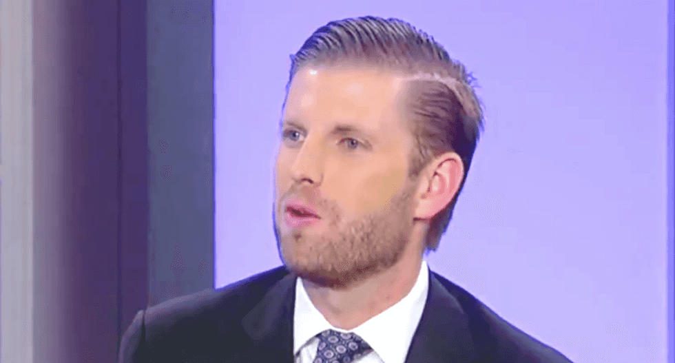 Eric Trump blatantly lies on Fox & Friends about business ties to Russia and Saudi Arabia