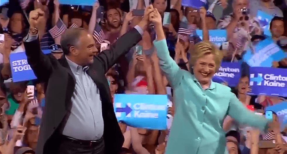 WATCH: Hillary Clinton and Tim Kaine Labor Day rally in Ohio