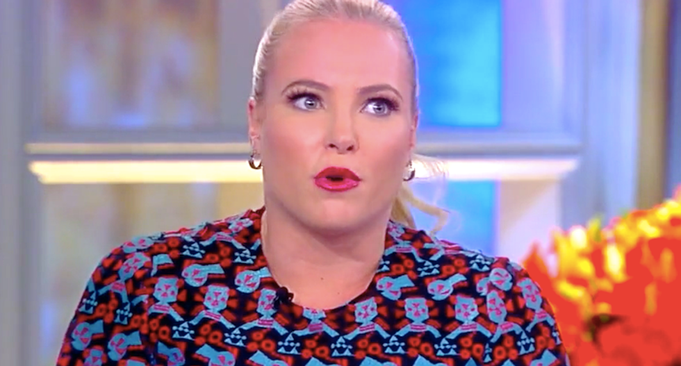 The View’s Meghan McCain compares Trump’s violent provocations to reporter’s profanity — and flops hard