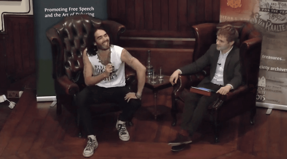 Russell Brand rules out 'little ejaculations' like voting -- he wants revolution 'b*kkake'