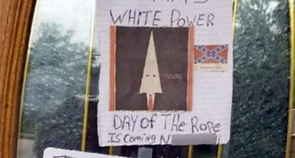 ‘Day of the rope is coming’:  Black church terrorized by Nazi and KKK threats of lynching
