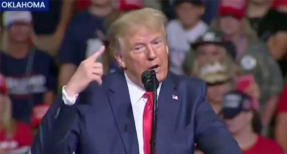 Donald Trump thinks coronavirus testing is a plot to destroy him — and no, he's not kidding