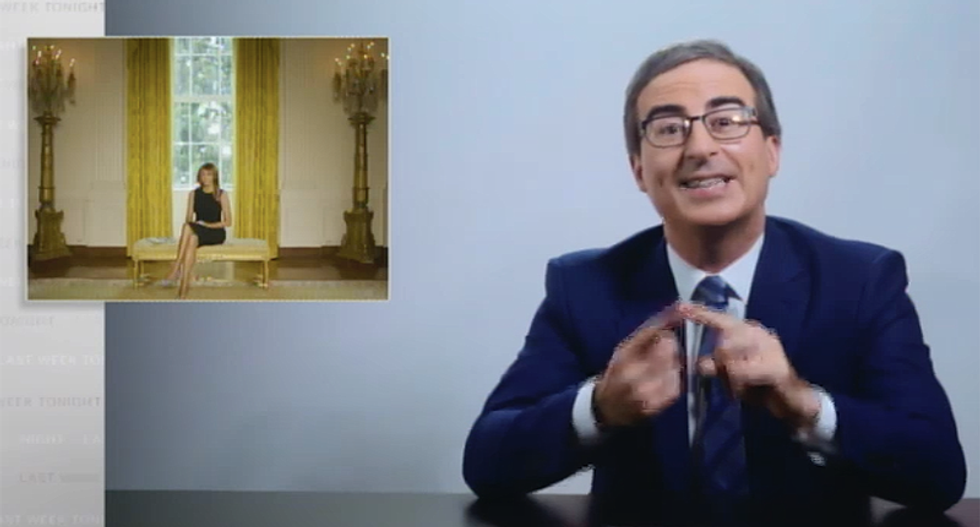 John Oliver dunks on Melania Trump's bizarre Junteenth message as qualifying 'as a hate crime in 12 states'