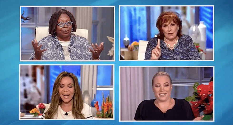 'A mid-level 80s band is what he got': The View's Meghan McCain mocks Trump's Tulsa 'very small' crowd size
