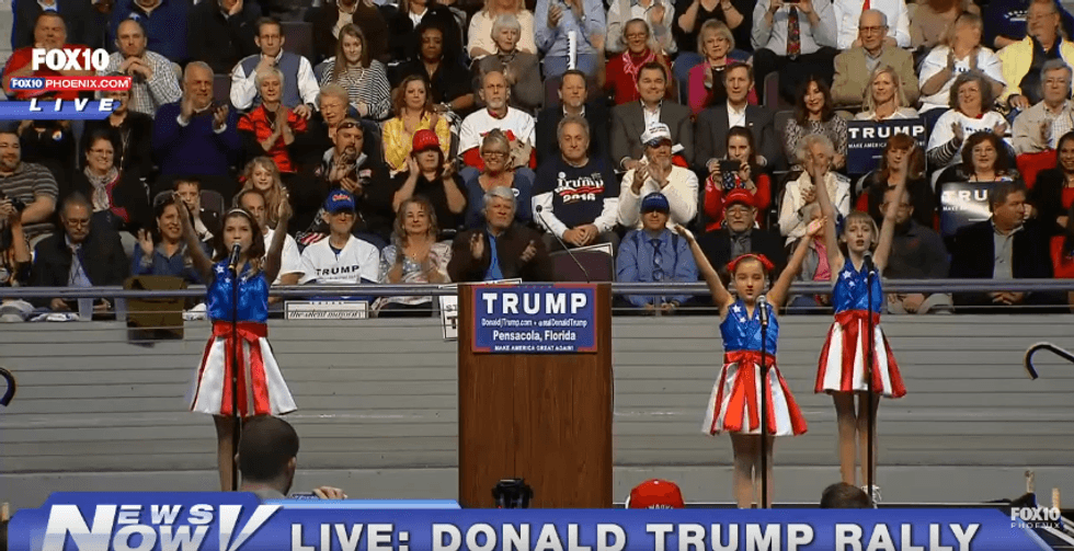 Florida's singing ‘Freedom Kids’ sue Trump for stiffing them for rally appearances