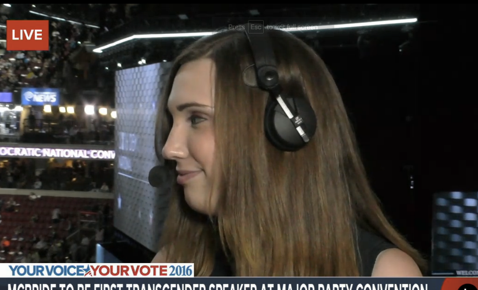 First-ever transgender DNC delegate praises party's 'message of hope, optimism and inclusion'