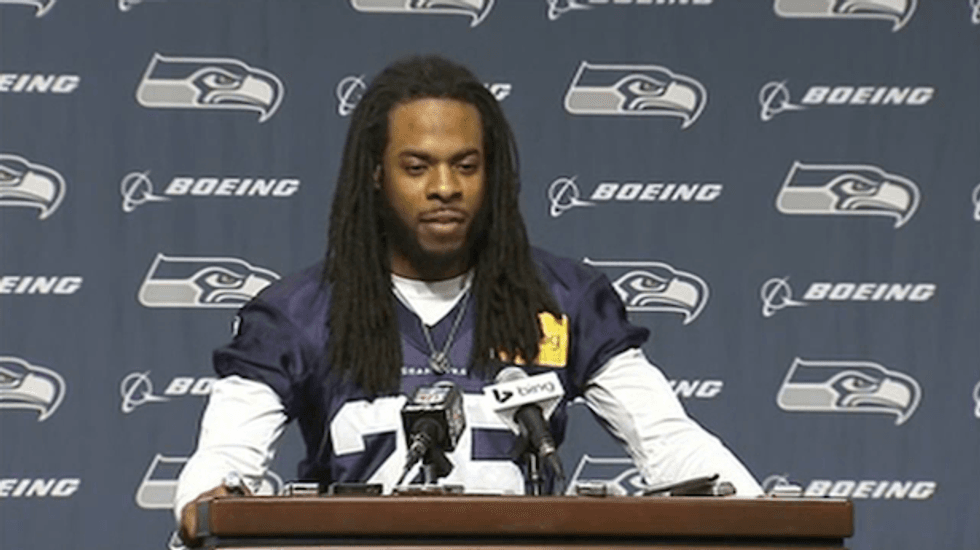 Seattle Seahawk's Richard Sherman tells fans to stop ripping Peyton Manning on Twitter