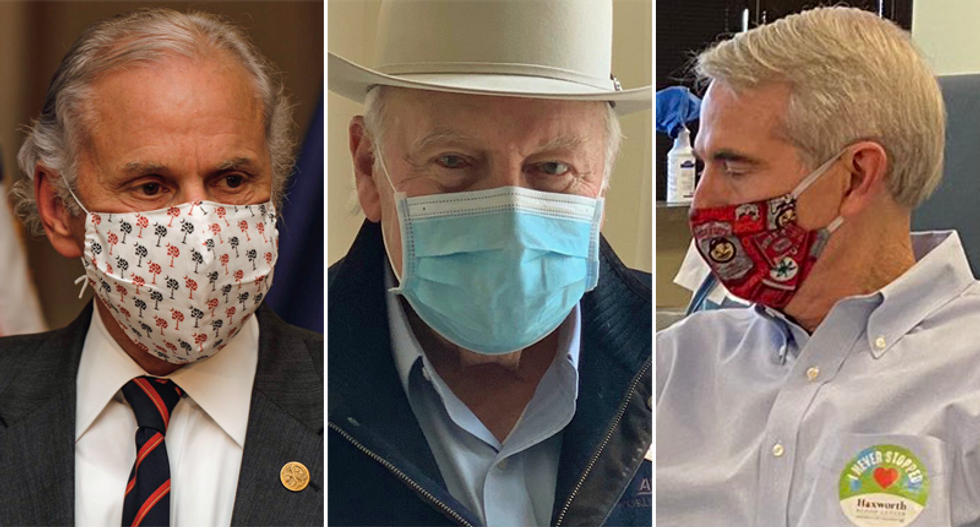 Republicans split with Trump on wearing masks as COVID-19 spikes in GOP states
