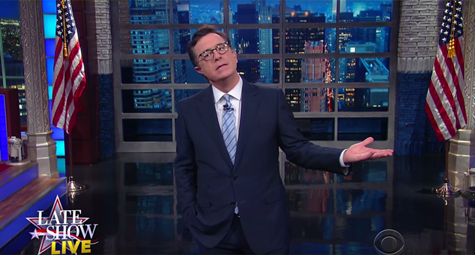Stephen Colbert: Hillary's nomination 'biggest breakthrough since women won right to bust ghosts'