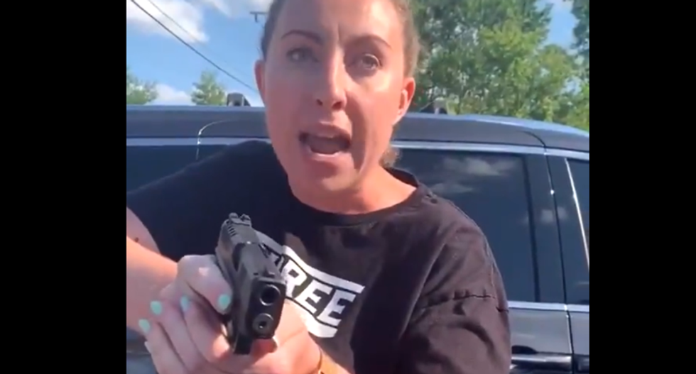 White woman pulls gun on Black women in Chipotle parking lot feud