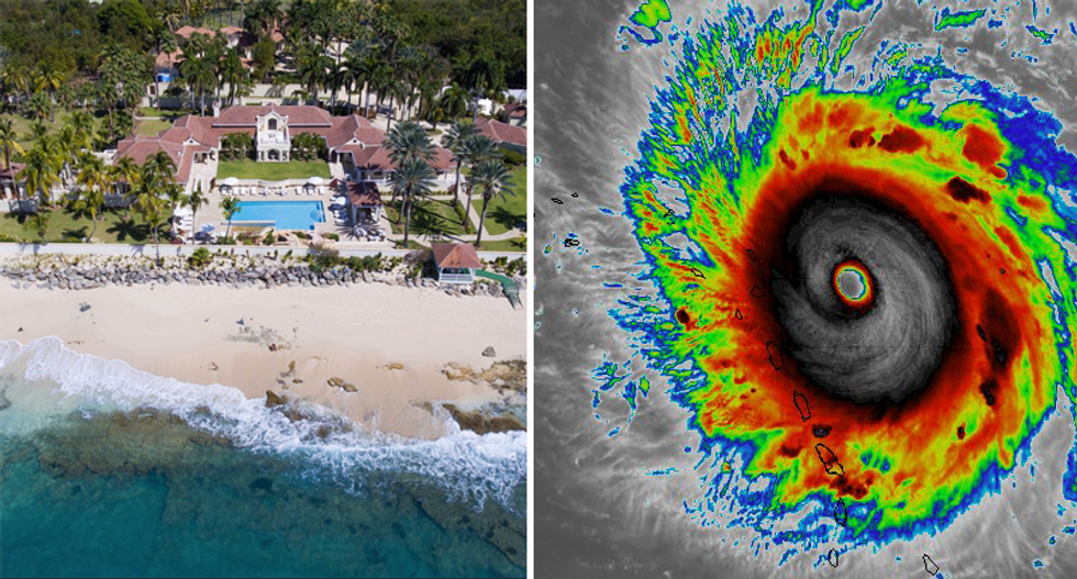 Category 5 Hurricane Irma heading directly at Trump’s $28 million Caribbean mansion