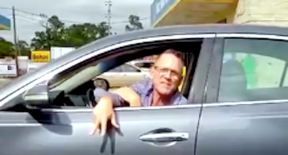 White man hurls racist insults at woman in Houston road rage freakout: 'Trump's deporting your stupid cousins today'
