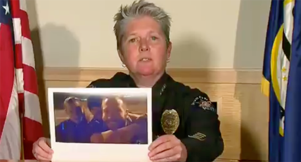 ‘Reprehensible’ cops fired for reenacting chokehold at memorial site: ‘A crime against humanity and decency’