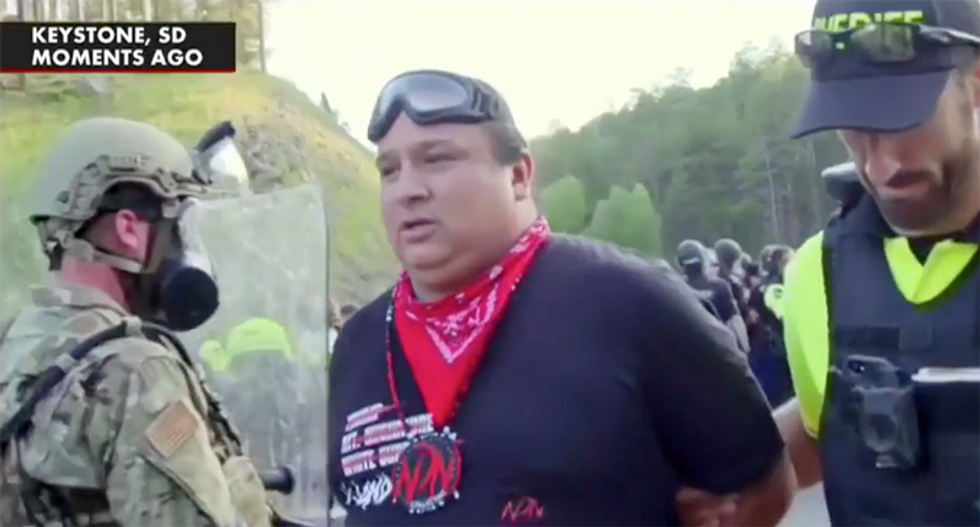 Trump supporters shouted ‘go home’ at Native Americans protesting Mount Rushmore rally on their land: report