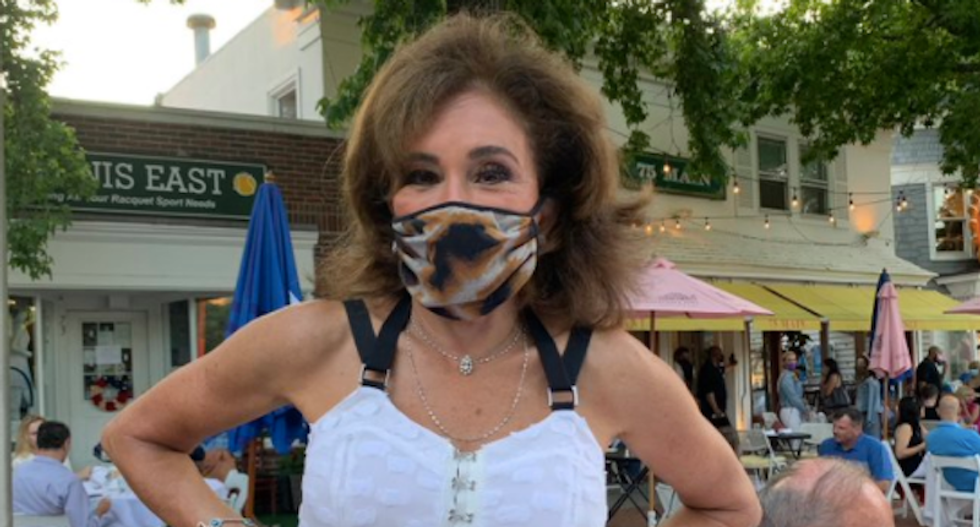 Fox News fans melt down over Jeanine Pirro's mask: 'Take it off Judge -- don’t be a sheep!'