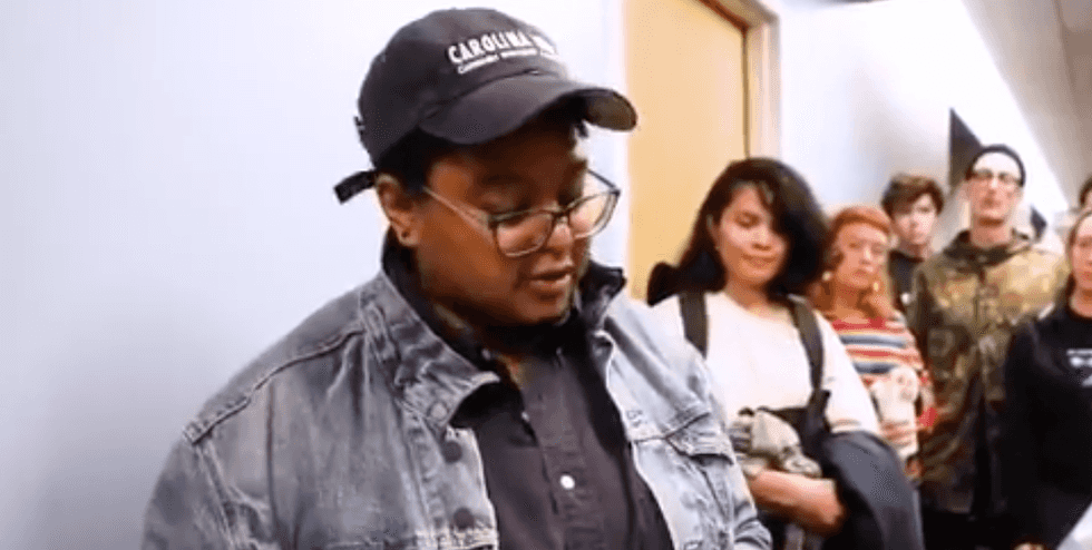 WATCH: Black student who protested Confederate statue walks out of hearing after pro-Confederate Republican is assigned to judge