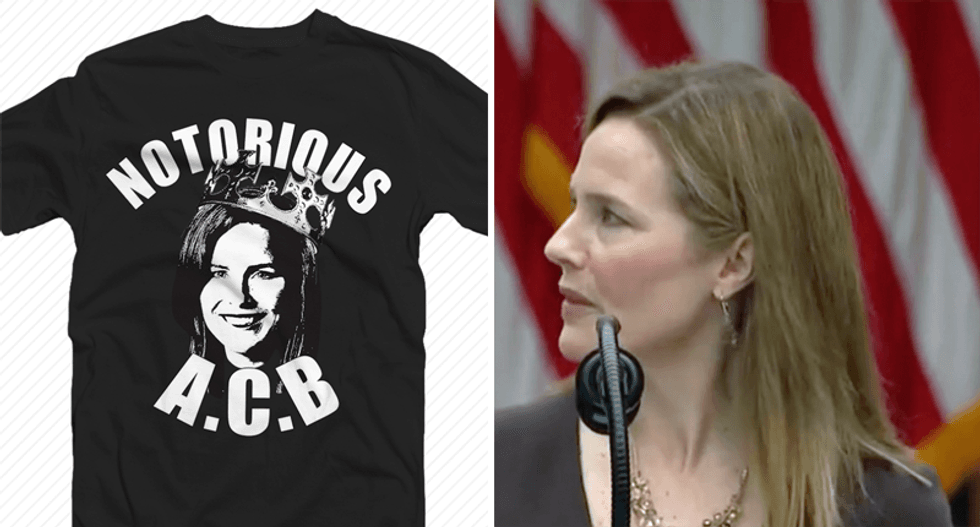Senate Republicans attempt to brand Amy Coney Barrett as the ‘Notorious ACB’