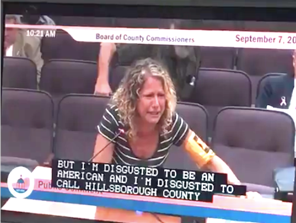 ‘Disgusted to be an American’: Tampa woman throws tearful tantrum over Confederate statue relocation