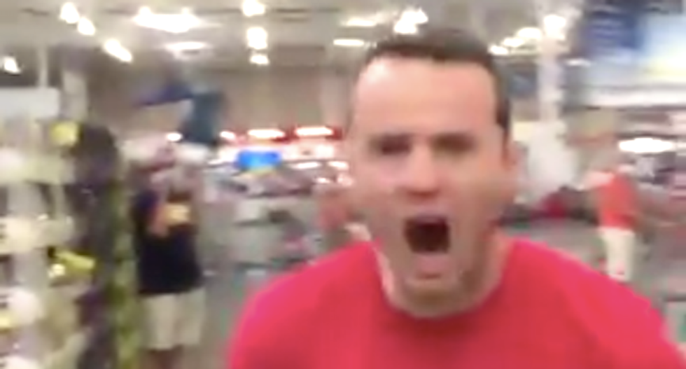Florida man bellows 'I feel threatened!' and menaces shopper who asked him to wear a mask