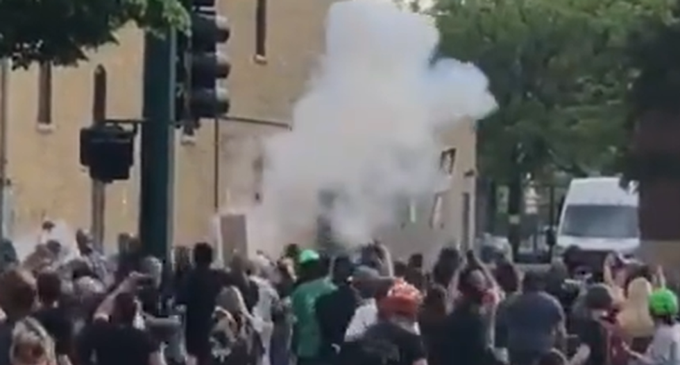 Police clash with George Floyd protesters in Minneapolis for second straight day