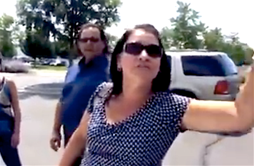 'Godd*mn w*tbacks!': Angry white lady's racist rant at Colorado Latino family caught on video