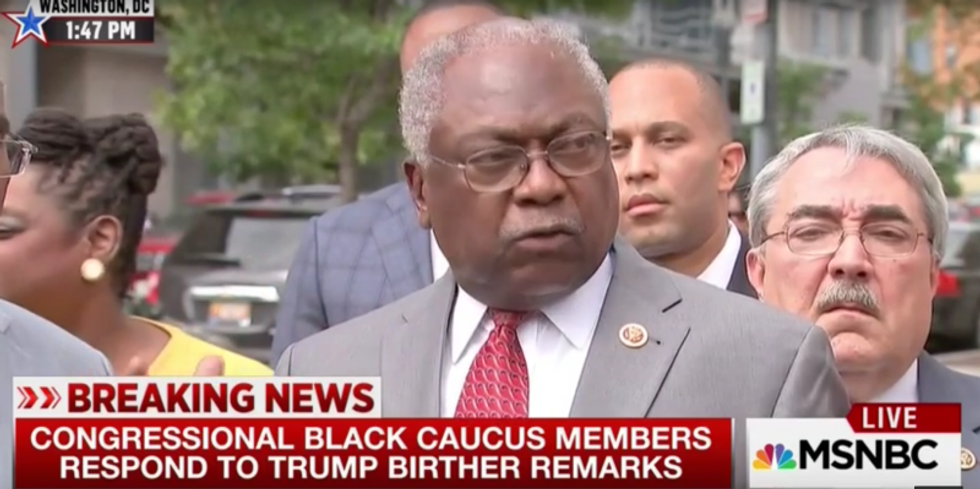 'A two-bit racial arsonist': Watch the entire Congressional Black Caucus nuke Trump’s birther remarks