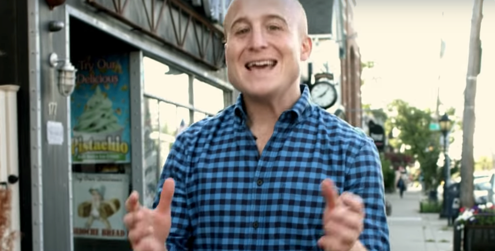 Here's how one fast-talking New York Democrat plans to use Trump's style to win — in the president's backyard