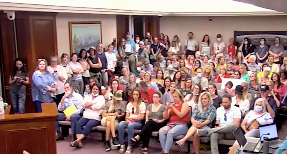 ‘Jesus gives us a choice!’ Utah public meeting goes off the rails as Trump fans denounce mask order