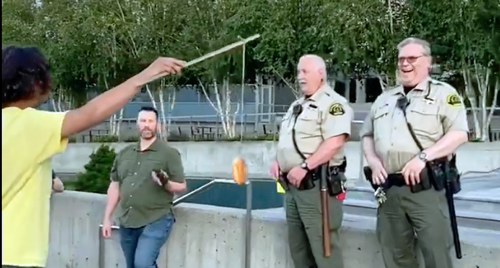 18-year-old arrested for assault after taunting cop with a donut — but video shows he didn’t touch anyone