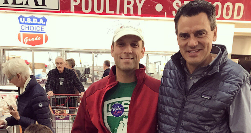 GOP congressman down big in polls spends Saturday before election 'last minute shopping' at Costco