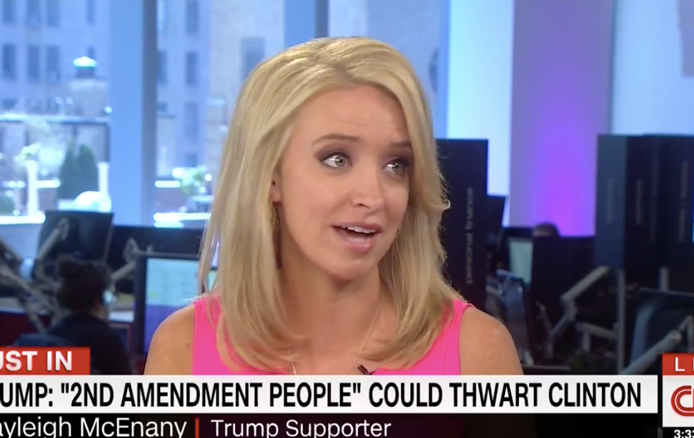 WATCH: CNN’s Trump surrogate struggles to spin his anti-Clinton 'Second Amendment' remark