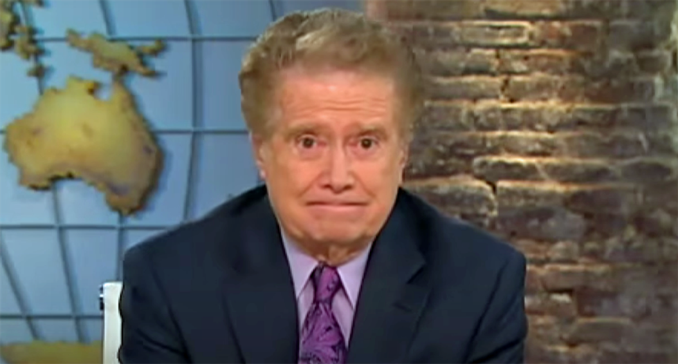 Regis Philbin is dead — and Donald Trump tried to make it all about himself